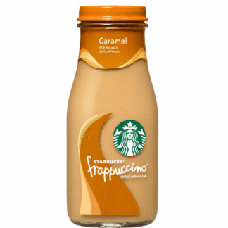 Bottled Starbucks caramel Frappuccino drink