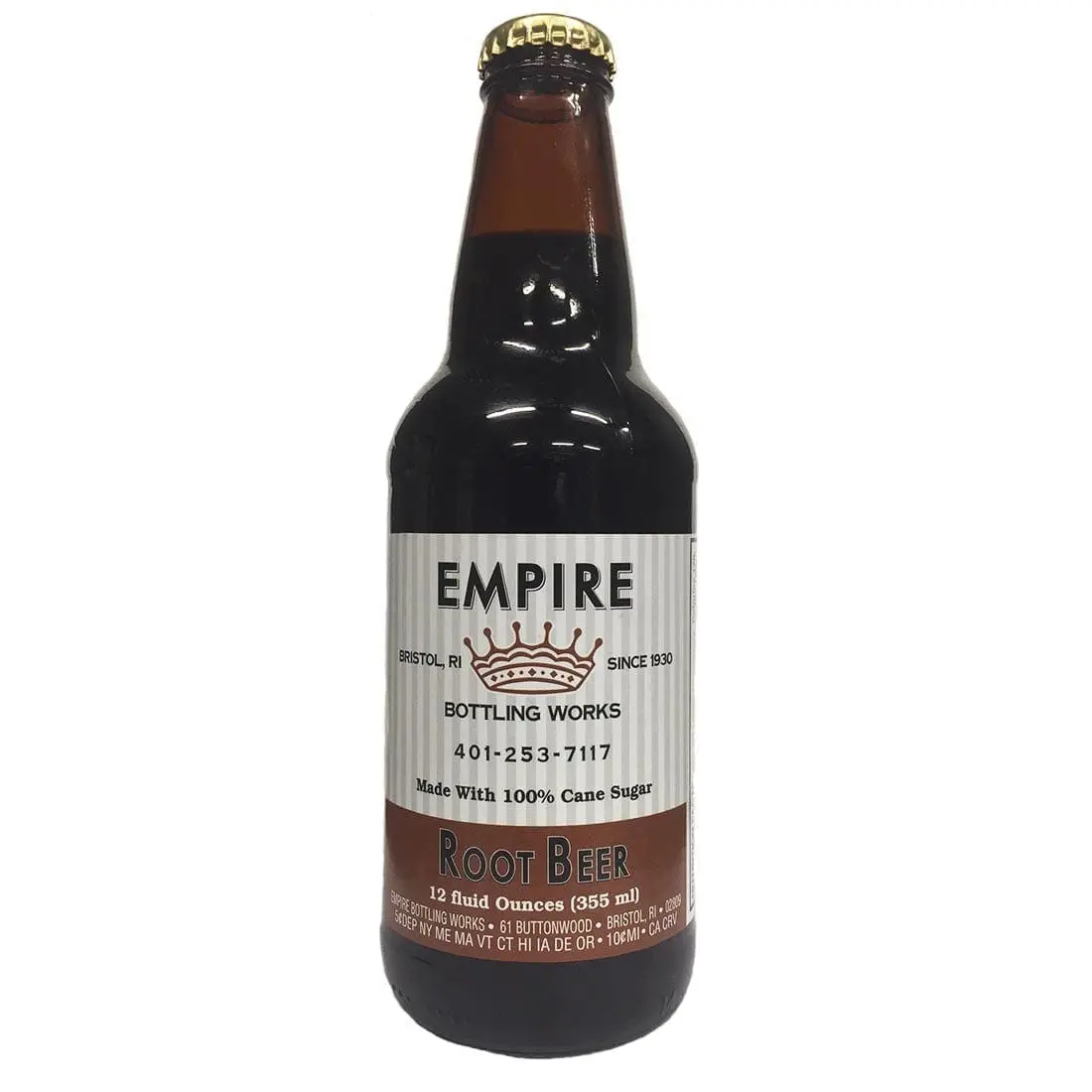 Empire root beer bottle
