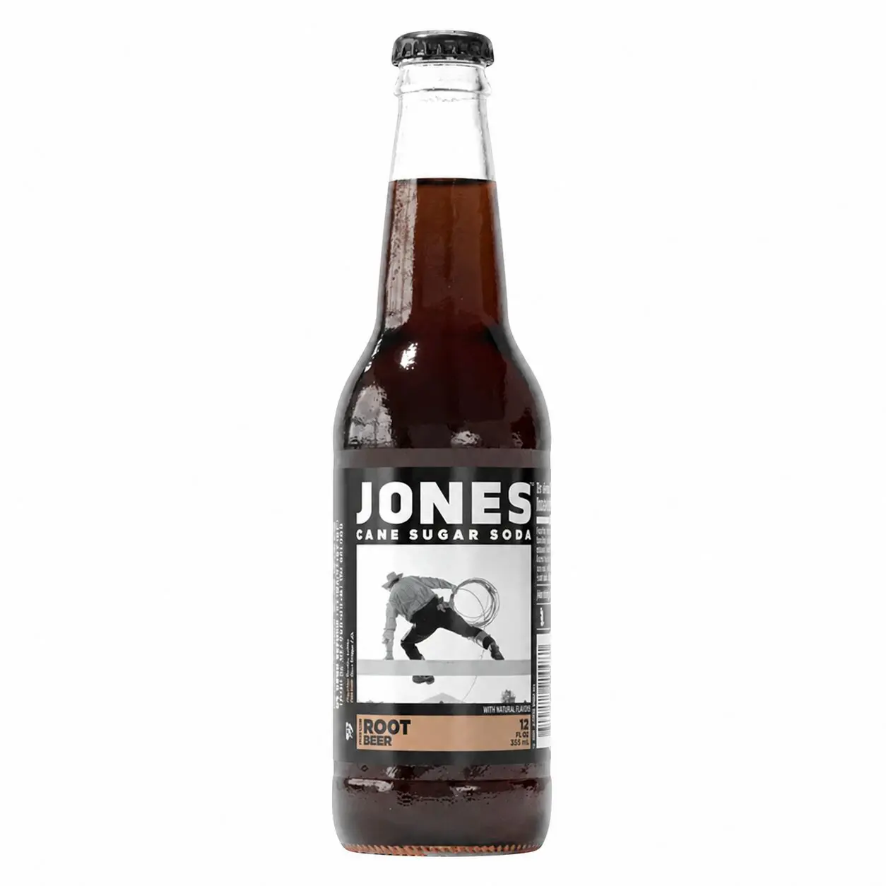 Jones Soda Co. - 24 Pack - Root Beer 12oz (Glass)