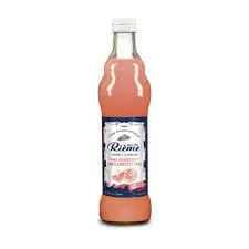 Reine pink grapefruit soda bottle
