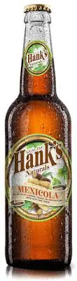 Hank's Mexicola amber glass bottle