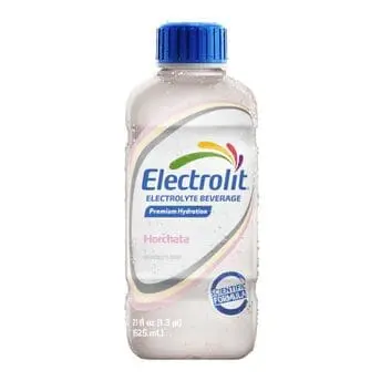 Bottle of Electrolit electrolyte horchata beverage