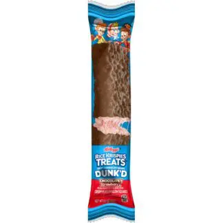 Chocolate-coated Rice Krispies Treats snack bar