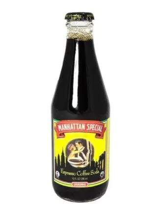 Bottle of Manhattan Special espresso coffee soda