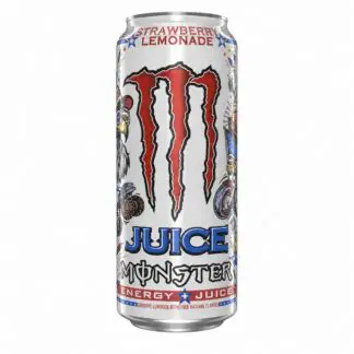Monster Energy strawberry lemonade juice can
