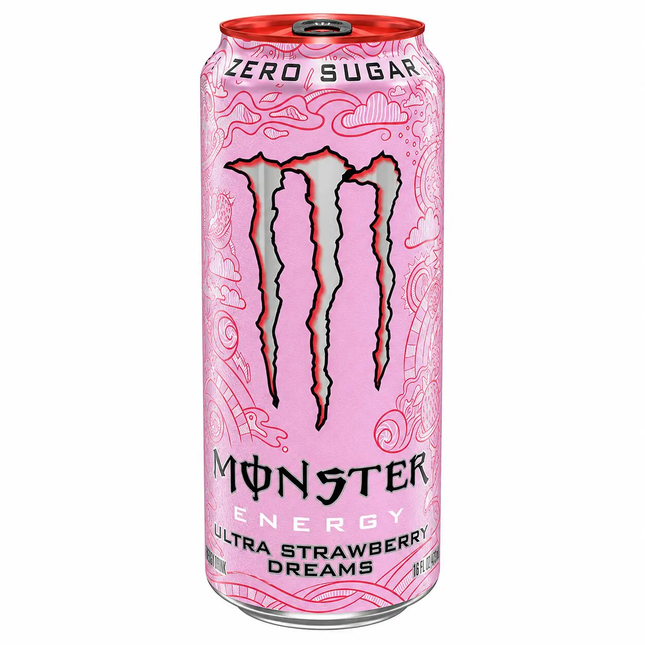 Pink Monster Energy Ultra Strawberry Dreams can