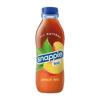 Snapple peach tea bottle