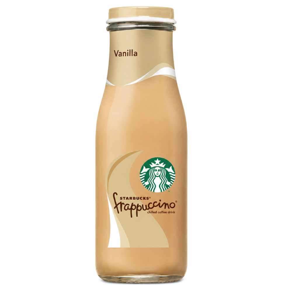 Bottled Starbucks vanilla Frappuccino drink