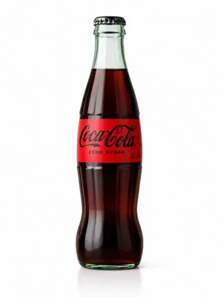 Retro Coke Zero – 355ml – 24 Pack – (Glass) Newly Released USA-Made