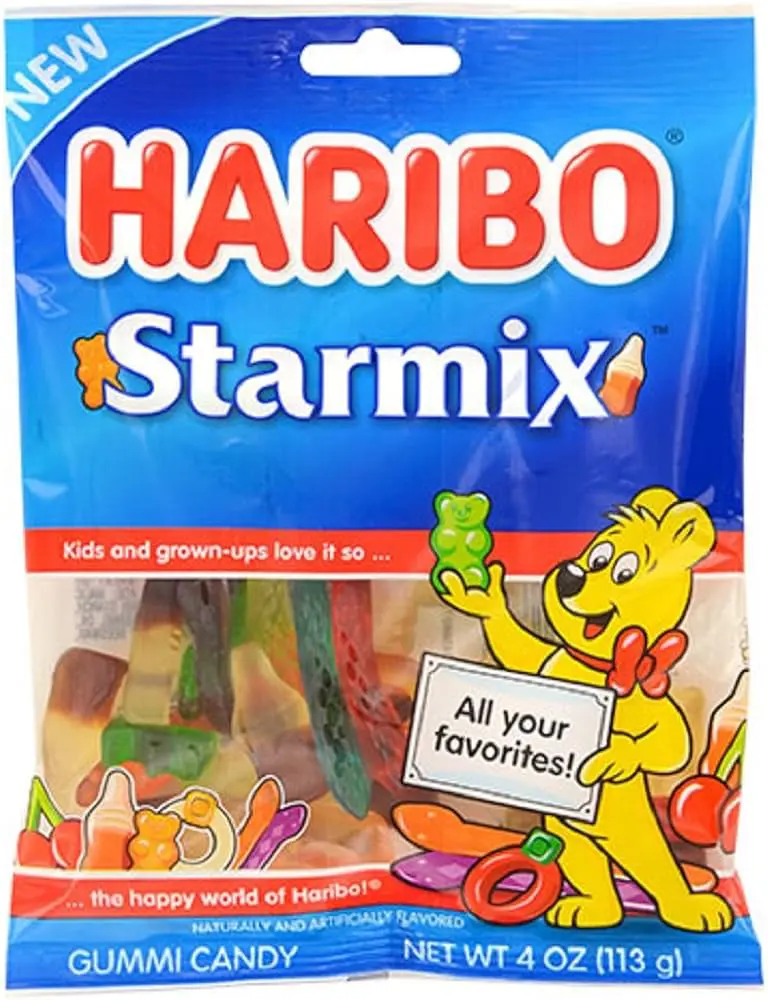 Haribo Gummy Candy Share Size - 12 Pack - Starmix 4oz