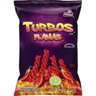 Sabritas Turbos Flamas - 34 Pack - Sabritas Turbo Flamas 3.5oz