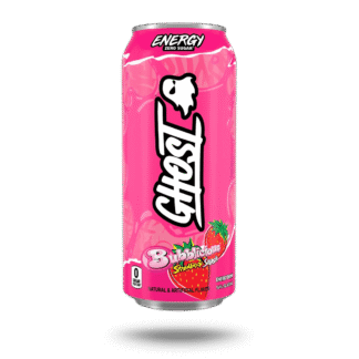 Ghost Energy Drink - 12 Pack - Bubblicous Strawberry Slush 16oz (Can)
