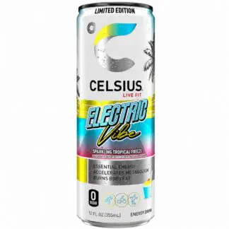 Celsius Energy Drink - 12 Pack - Electric Vibe 12oz Can