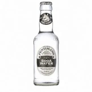 Fentimans Botanically Brewed Soda Water – 24 Pack 6.8oz Glass