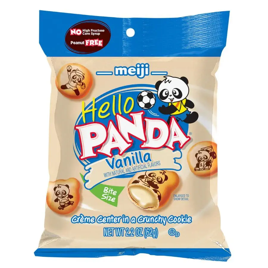 Hello Panda Biscuit Cookies - 6 Pack - Vanilla 2.2oz
