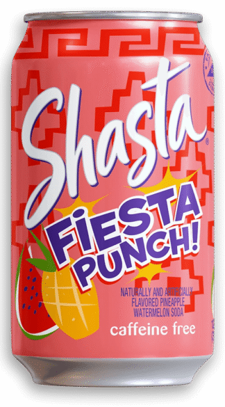 Shasta Soda - 24 Pack - Fiesta Punch 12oz (Cans)