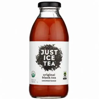 Just Ice Tea Original Black Tea – 12 Pack 16oz Glass