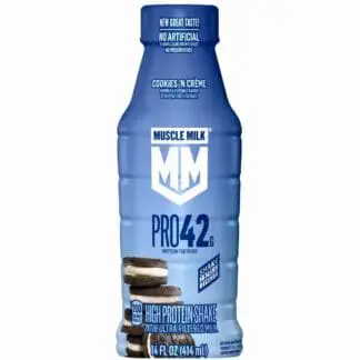 Muscle Milk Pro Cookies N Creme – 12 Pack 14oz Plastic