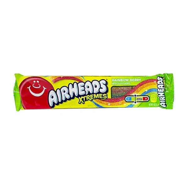 Airheads Extreme Rainbow / Bluest Raspberry - 18 Pack 2oz