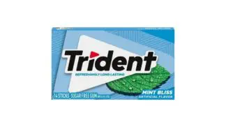 Trident Sugar Free Gum - 12 Pack - Mint Bliss 14 Sticks