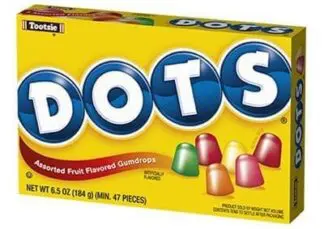 Dots Assorted Fruit Flavored Gumdrops - 24 Pack 2.25oz