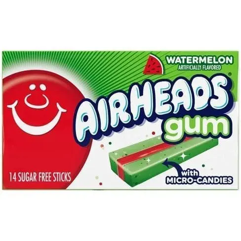 Airheads Gum - 12 Pack - Watermelon