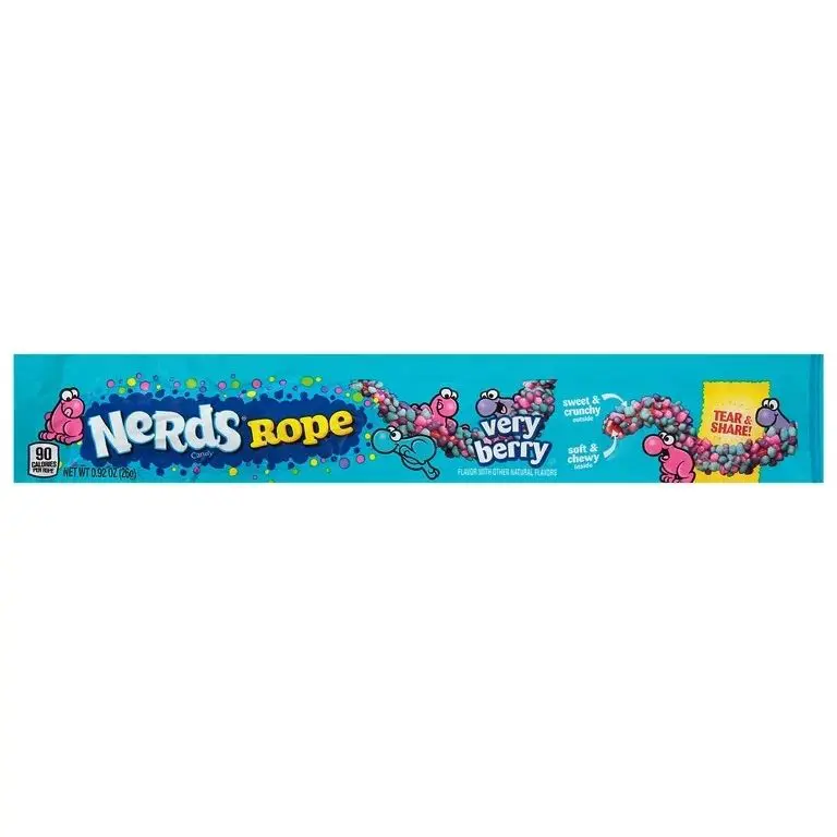 Nerds Rope Candy - 24 Pack - Nerds Ropes Rainbow 0.92oz - Image 2