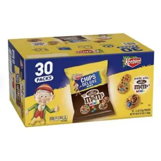 Keebler Chips Deluxe Cookies with M&M - 30 Pack 1.6oz