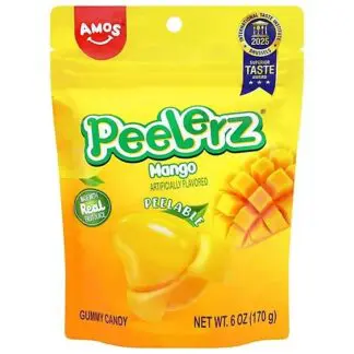 Peelerz Peelable Gummy Candy - 12 Pack - Mango 6oz