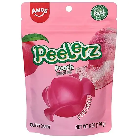 Peelerz Peelable Gummy Candy - 12 Pack - Mango 6oz - Image 2
