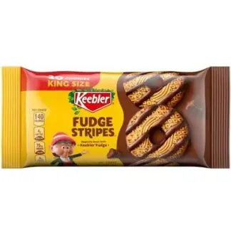 Keebler Fudge Stripes Cookies - King Size - 10 Pack 4.75oz