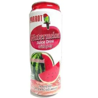 Parrot Juice - 12 Pack - Watermelon Juice with Pulp 16oz (Can)