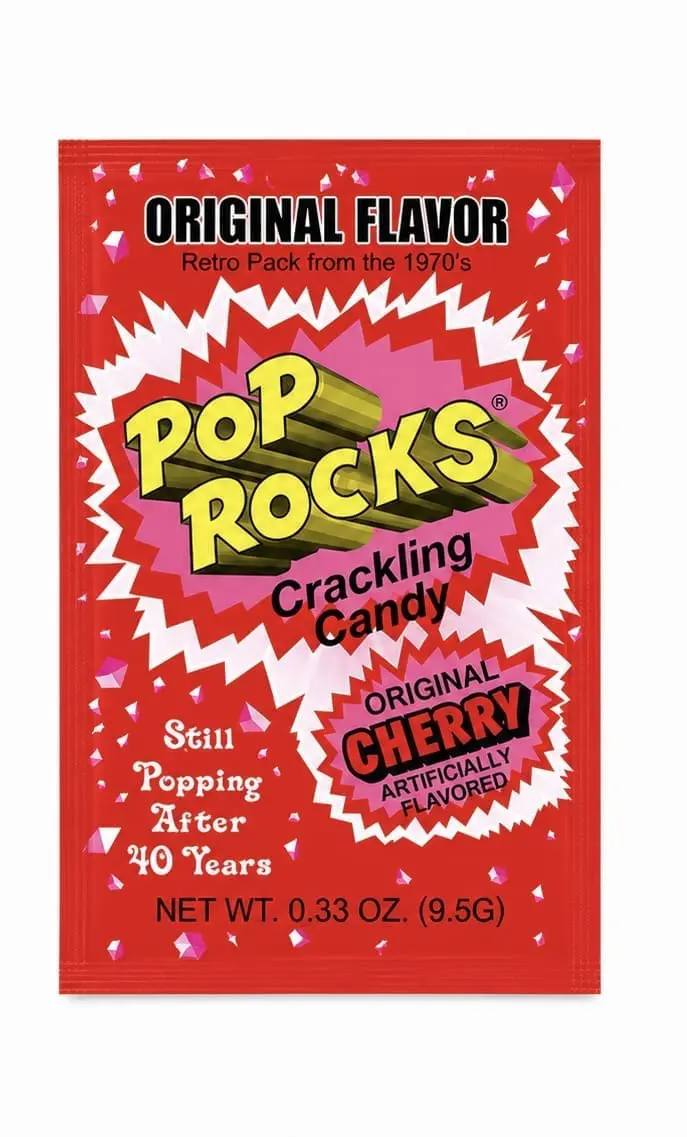 Pop Rocks Popping Candy Cherry - 24 Pack 0.33oz