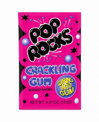 Pop Rocks Popping Candy Cracklin Gum - 24 Pack 0.33oz