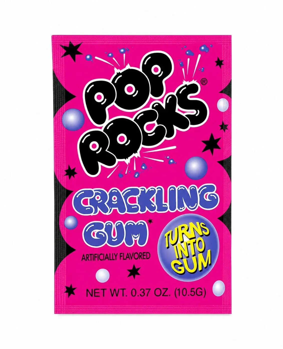 Pop Rocks Popping Candy Cracklin Gum - 24 Pack 0.33oz