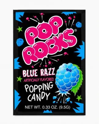 Pop Rocks Popping Candy Blue Razz - 24 Pack 0.33oz