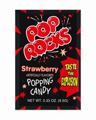 Pop Rocks Popping Candy Strawberry - 24 Pack 0.33oz