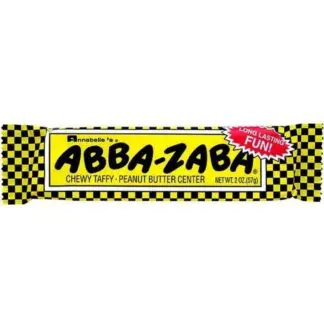 Abba Zabba Chewy Peanut Butter Taffy Bar - 24 Pack 2oz