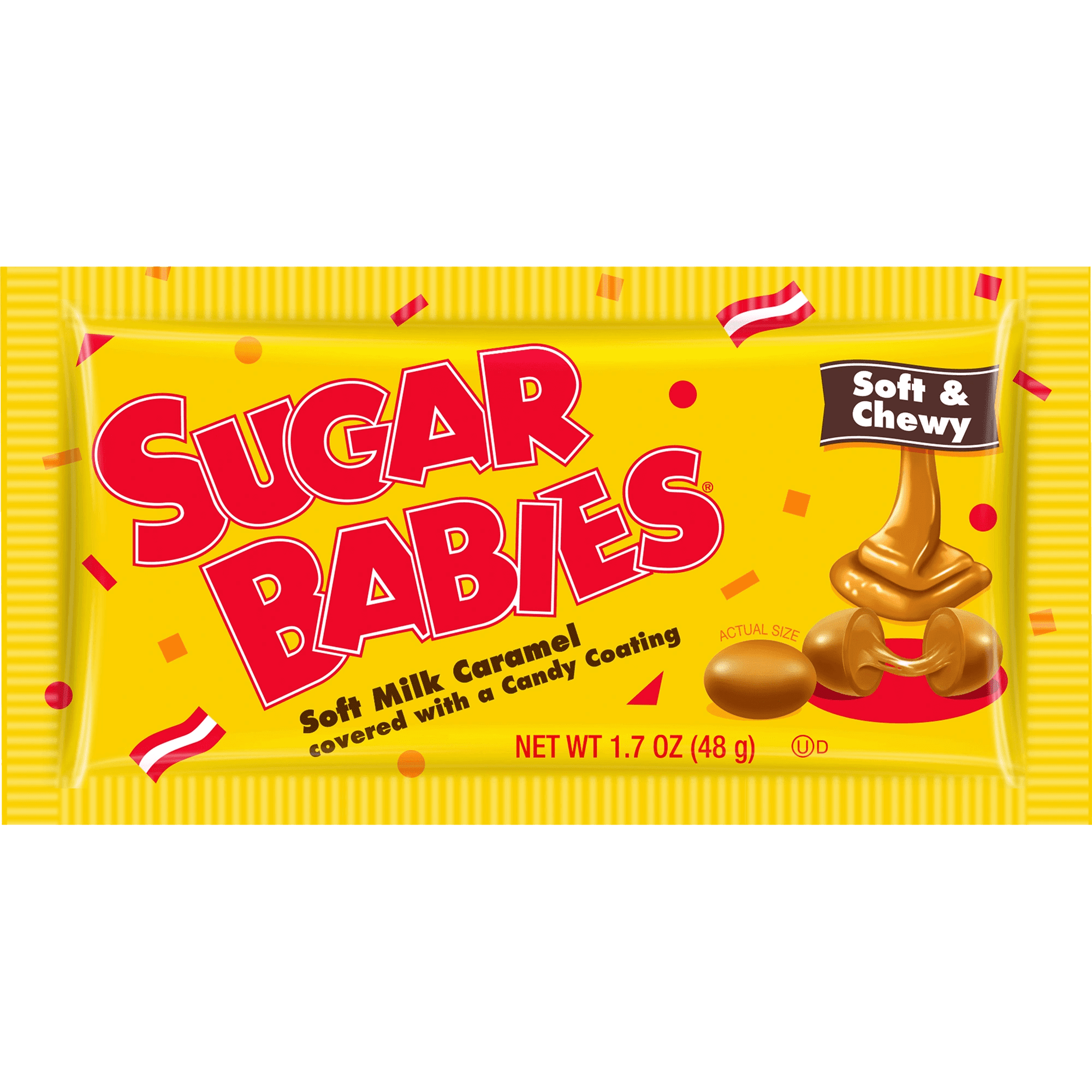 Sugar Babies Soft Milk Caramel Candy - 24 Pack 1.75oz