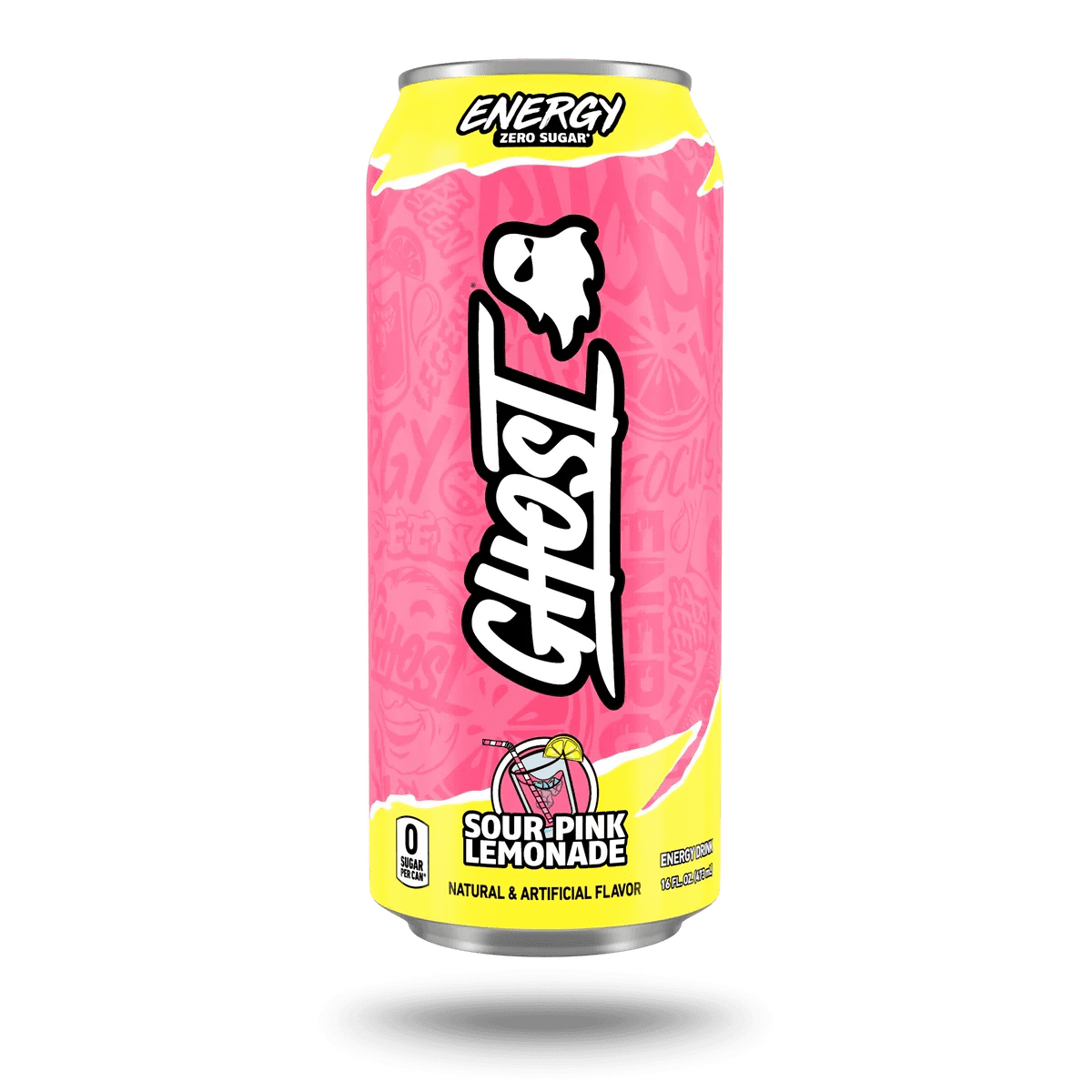 Ghost Energy Drink - 12 Pack - Bubblicous Cotton Candy 16oz (Can) - Image 5