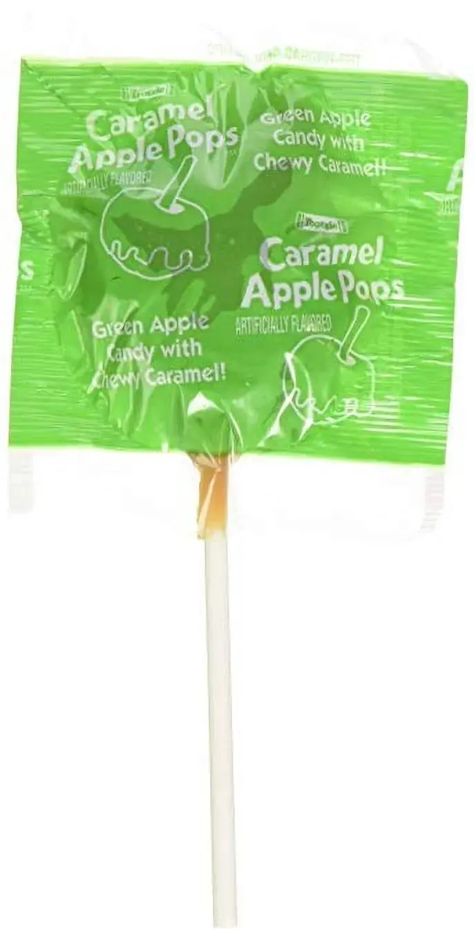 Caramel Apple Pops Green Apple Chewy Caramel - 48 Pack 0.62oz - Image 2