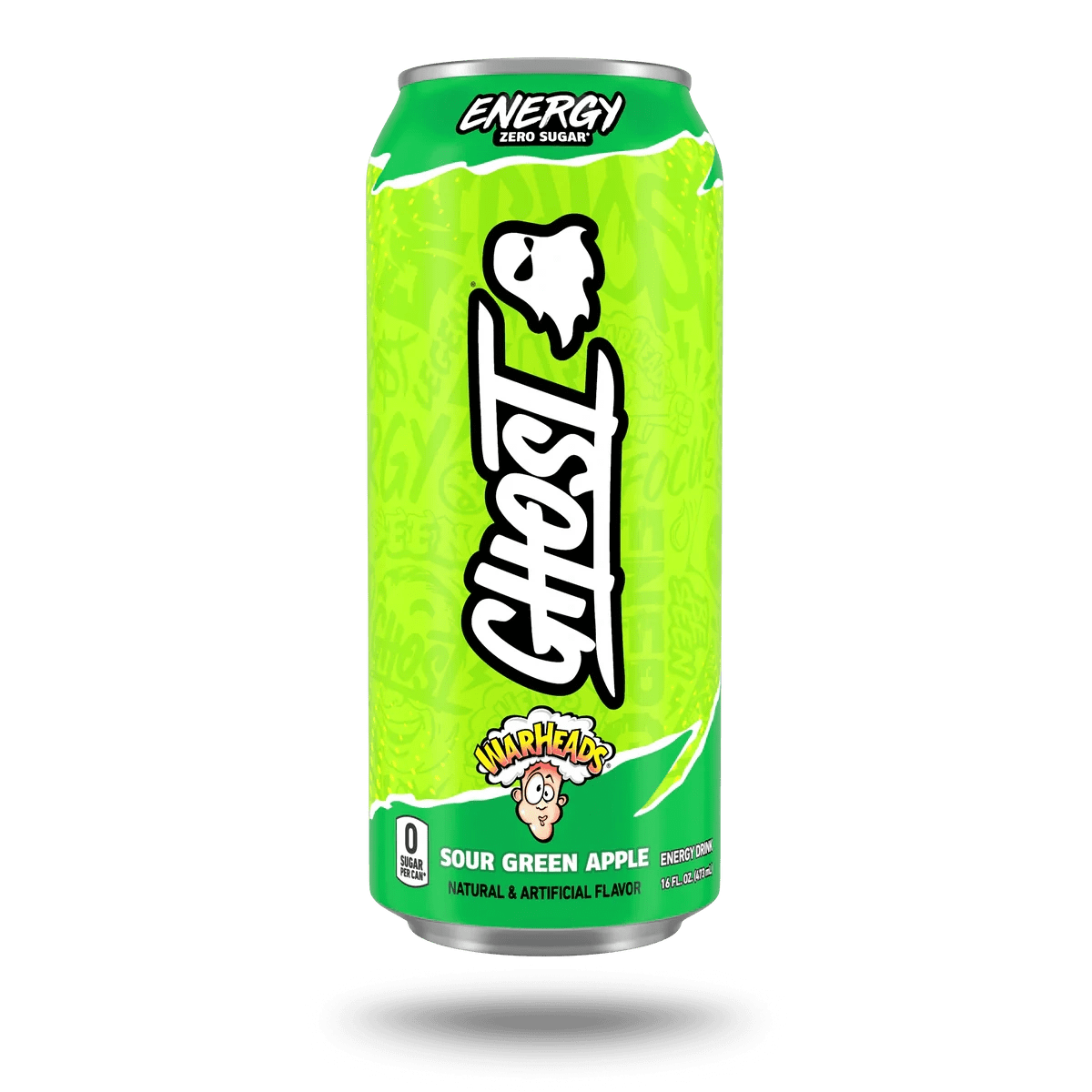 Ghost Energy Drink - 12 Pack - Bubblicous Cotton Candy 16oz (Can) - Image 3