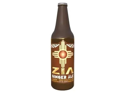Zia Ginger Ale – 12 Pack 12oz Glass