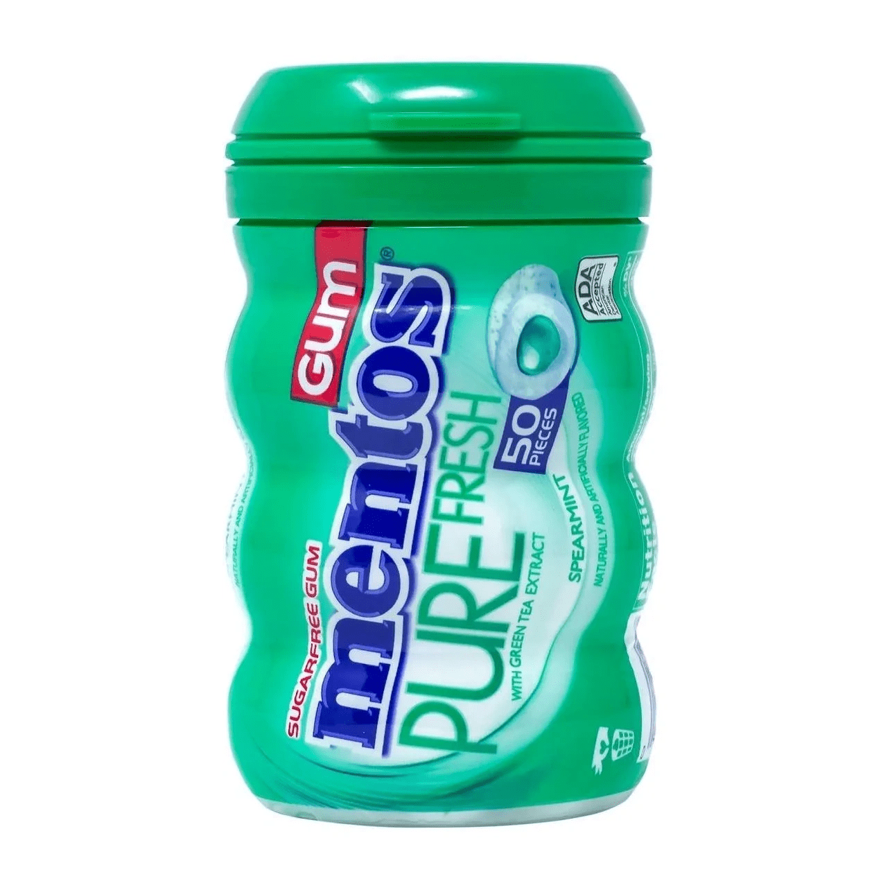 Mentos Pure Fresh Gum - 4 Pack - Spearmint 50 Count