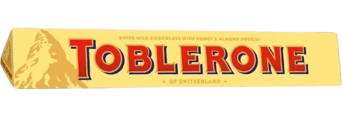 Toblerone Milk Chocolate Bars - 20 Pack - Toblerone 100g