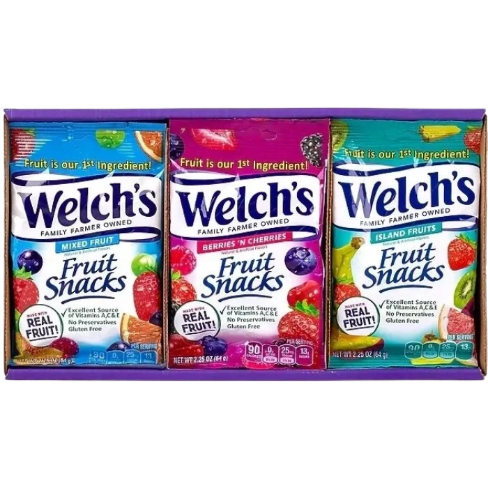 Welch's Fruit Snacks Variety Pack - 20 Pack - 2.25oz
