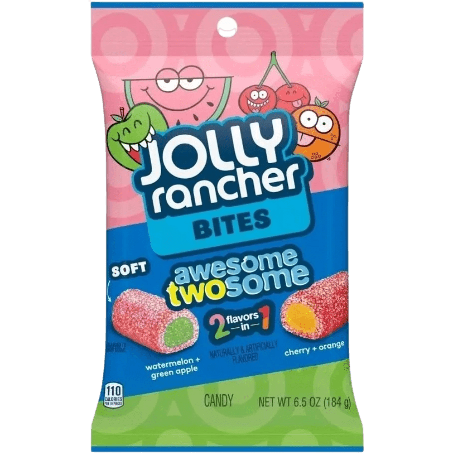 Jolly Rancher Awesome Twosome Candy - 18 Pack 1.8oz