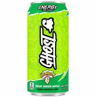 Ghost Energy Drink - 12 Pack - Sour Warheads Green Apple 16oz (Can)