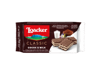 Loacker Classic Wafer Cookies - 12 Pack - Coca & Milk 1.59oz