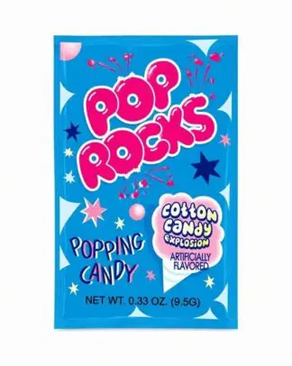Pop Rocks Popping Candy Cotton Candy - 24 Pack 0.33oz